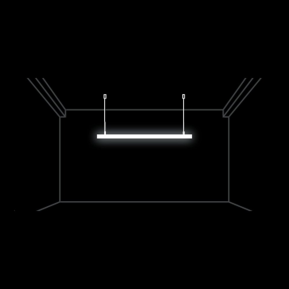 Horizontal | Wire Suspended