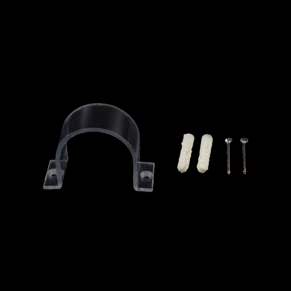 25mm Clip + Screws | PC Tube Mount