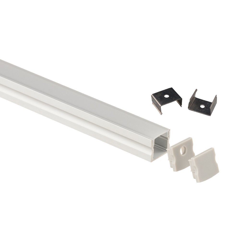 Surfaced | 17.1mm x 15.3mm | 2 Clips + End Caps
